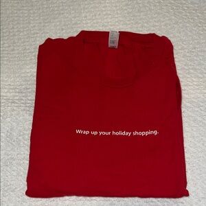 American Apparel Apple Store Employee Festive Red Tee